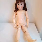 Винтаж: Продано Антикварная кукла Unis France 301 ,72 см, высокая старинная