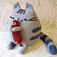 Кот Пушин (Pusheen) амигуруми. Амигуруми куклы и игрушки. Elena-igrush. Ярмарка Мастеров.  Фото №6