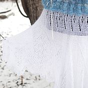 Одежда handmade. Livemaster - original item Knitted openwork skirt 