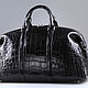Дорожная сумка, спортивная из кожи крокодила IMA0623B4. Дорожная сумка. CrocShop товары из экзотической кожи. Ярмарка Мастеров.  Фото №4