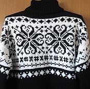 Одежда handmade. Livemaster - original item Men`s sweater with Norwegian patterns. Ed. slave. Handmade.