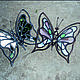Садовая бабочка с витражом, Бочки и кадки, Таганрог,  Фото №1