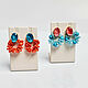 Серьги "colors of nature" арт.07082022.7. Серьги классические. Elgrace Jewellery. Интернет-магазин Ярмарка Мастеров.  Фото №2