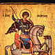 The icon 'St. George striking the dragon'. Icons. ikon-art. My Livemaster. Фото №4