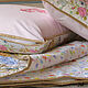 Pink bedspread with pillowcases for a baby bed premium cotton, Bedspreads, Dolgoprudny,  Фото №1