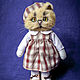 Cat in a dress. Interior doll. Cute toys by  Yumi Camui. Online shopping on My Livemaster.  Фото №2