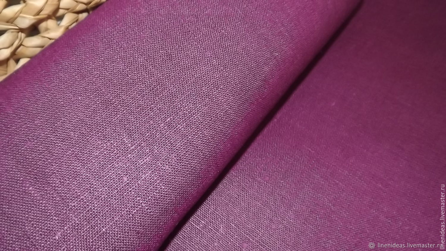 Текстура льняной ткани