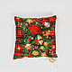 Order Pillow with cedar shavings filler 'New Year' PD8. ART OF SIBERIA. Livemaster. . Pillow Фото №3