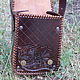 Leather bag men's 'vertical' brown. Men\'s bag. schwanzchen. My Livemaster. Фото №5
