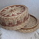 Order Cake pan / bread basket woven from willow vine. Elena Shitova - basket weaving. Livemaster. . The bins Фото №3