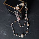 Long beads with pearls and a sunstone. Necklace. Jewelry by Burdo. Online shopping on My Livemaster.  Фото №2