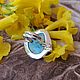 Кольцо с бирюзой. Кольца. Karma-jewelry. Ярмарка Мастеров.  Фото №6