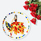 Декоративная тарелка на стену Пенелопа Подарок на 8 марта девочке, Подарки на 8 марта, Москва,  Фото №1