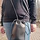 Сумка кросс-боди "Pouch", нат. кожа, ручная работа. Сумка через плечо. Rukodayly. Интернет-магазин Ярмарка Мастеров.  Фото №2