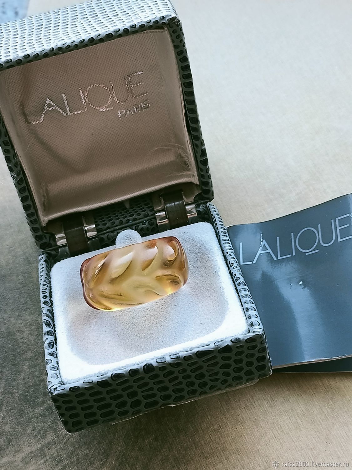 Винтаж: Кольцо Lalique, Кольца винтажные, Москва,  Фото №1