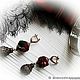  Серьги Немного о Шотландии. Серьги классические. Екатерина. Ярмарка Мастеров.  Фото №5