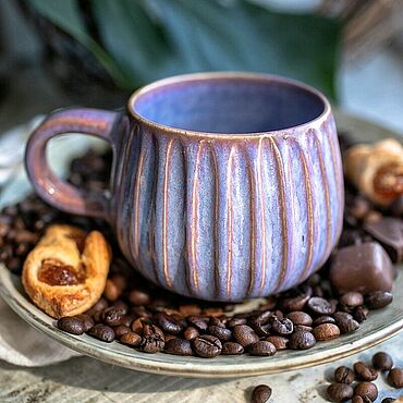 Посуда ручной работы. Ярмарка Мастеров - ручная работа Кружка. Handmade.