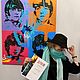 "The Beatles" картина на холсте битлз поп арт. Картины. Стильные картины Дарьи Савельевой. Ярмарка Мастеров.  Фото №6