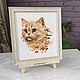 Painting cross stitch Red cat, cross stitch, Pictures, Chelyabinsk,  Фото №1