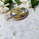 Кулон с атлантиситом. Кулон. Karma-jewelry. Ярмарка Мастеров.  Фото №5
