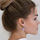 Серьги с пирожными макаронс. Серьги классические. Sunberry-accessories. Интернет-магазин Ярмарка Мастеров.  Фото №2