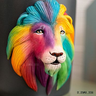 Посуда ручной работы. Ярмарка Мастеров - ручная работа Кружка ЛЕВ. Handmade.