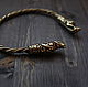 Bronze bracelet Viking. Bead bracelet. MintTiger. Online shopping on My Livemaster.  Фото №2