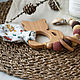 Order Juniper rodent, a gift for the birth of a girl. LillyShop. Livemaster. . Teething toys Фото №3