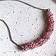 Колье из бисера. Браслет плетеный. Екатерина / Katriniksm_shop. Интернет-магазин Ярмарка Мастеров.  Фото №2