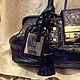 Винтаж: Винтажная сумка Samantha Thavasa by Victoria Beckham из чёрной кожи. Сумки винтажные. Chic bags. Интернет-магазин Ярмарка Мастеров.  Фото №2