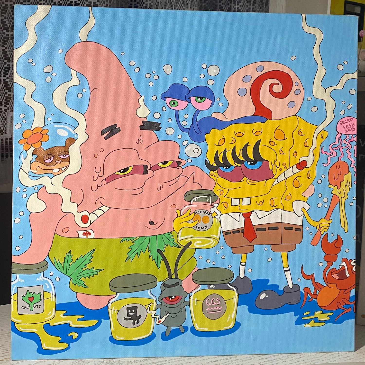 Рисунок на холсте в интернет-магазине Ярмарка Мастеров по цене 1199 ...