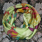 Шелковый шарф "Весенний"