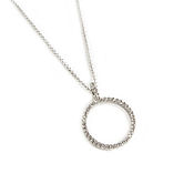 Украшения handmade. Livemaster - original item Circle pendant, circle pendant, circle pendant, cubic zirconia pendant. Handmade.