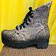 Shoes: Stylish graphite 99. Boots. GELENA FELT. Online shopping on My Livemaster.  Фото №2