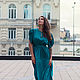 'Monaco ' silk dress, Atlantis color :-). Dresses. Studio CAXAP by Tatyana Bykonya. Online shopping on My Livemaster.  Фото №2
