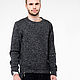 Sweatshirts 'Dark grey', Mens jumpers, Ivanovo,  Фото №1