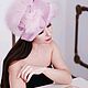 Шляпа фетровая с мехом песца. Шляпы. ALINA IV MILLINERY. Интернет-магазин Ярмарка Мастеров.  Фото №2