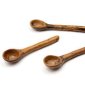 Посуда handmade. Livemaster - original item Terra ceramic spoon set of 3 pieces. Handmade.