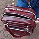  Bag-backpack women's leather Burgundy Shirley Mod SR83-982. Backpacks. Natalia Kalinovskaya. My Livemaster. Фото №4