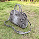 Sibilla Python leather bag. Classic Bag. Exotic Workshop Python Fashion. Online shopping on My Livemaster.  Фото №2