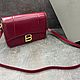 Винтаж: Сумка Balenciaga c двумя ремнями бордового цвета натуральная кожа, Сумки винтажные, Москва,  Фото №1