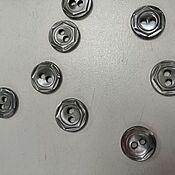 Материалы для творчества handmade. Livemaster - original item Buttons: Buttons mother of pearl dark gray. Handmade.