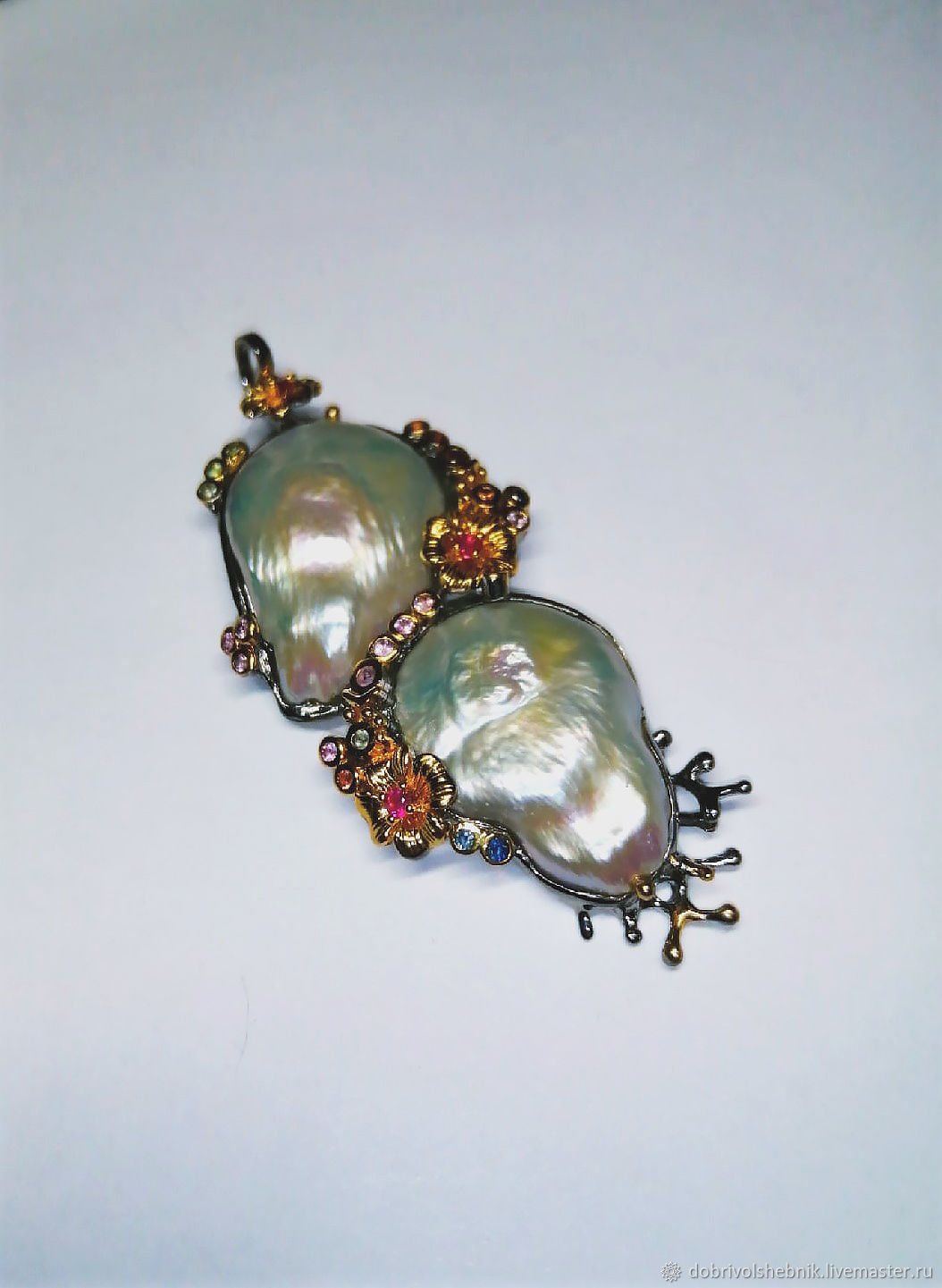Large Nereid pendant with baroque pearls, Pendant, Novaya Usman,  Фото №1
