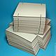 Box BLANK (price per pack of 50 pieces) color white, Box1, Moscow,  Фото №1