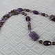 Necklaces of amethyst and Topaz ' Quartz Duo'. Necklace. Magic box. My Livemaster. Фото №4
