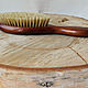 Head brush with natural bristles. Interior elements. Mochalka.. Online shopping on My Livemaster.  Фото №2