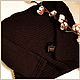 Sweater ' Bitter chocolate'. Sweaters. Prettyloops. Online shopping on My Livemaster.  Фото №2