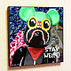 Picture Poster Toy 'Bearbrick' in Pop Art style, Pictures, Moscow,  Фото №1