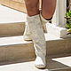 PIZZO FIORE - Latest size 37 EU - Perforated boots. High Boots. Febe-handmade. Online shopping on My Livemaster.  Фото №2