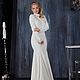 White floor-length dress. Dresses. Дизайнерские платья Valensia Atelier. Online shopping on My Livemaster.  Фото №2